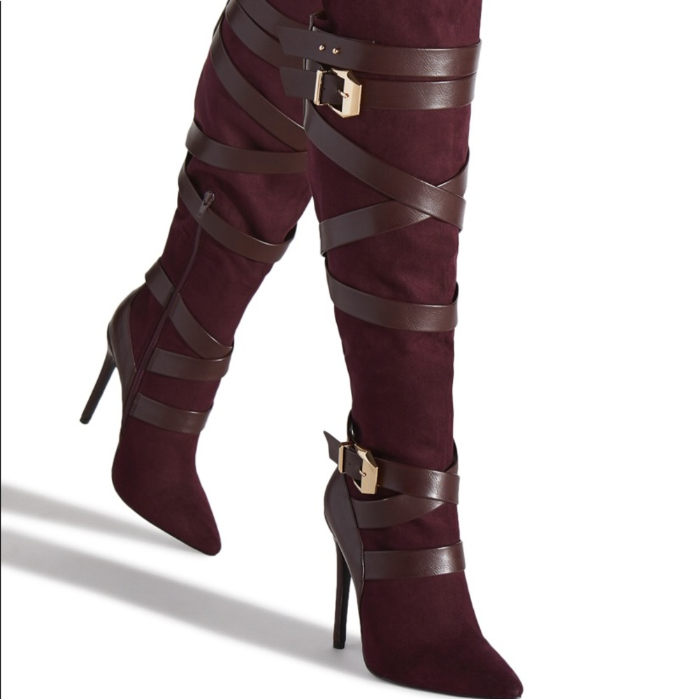 Geraldine Strappy Stiletto Boot